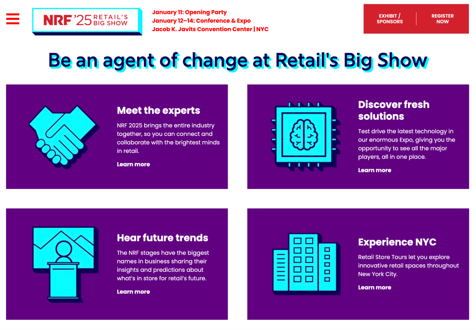 National Retail Federation (NRF) Big Show by Brave Exhibits